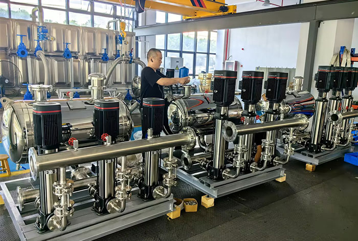 Complete equipment assembly area