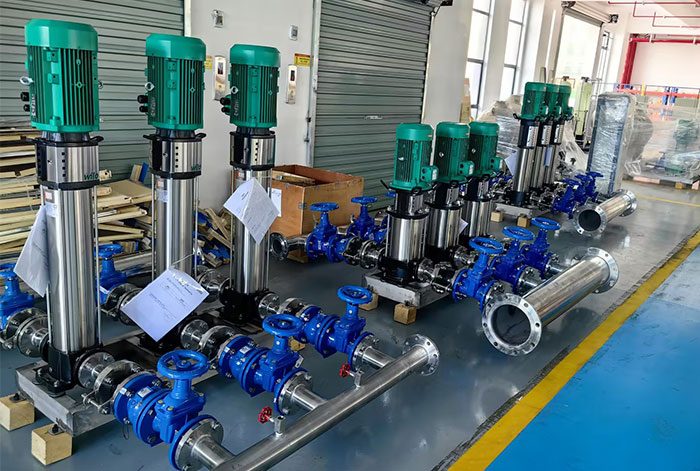 Complete equipment assembly area