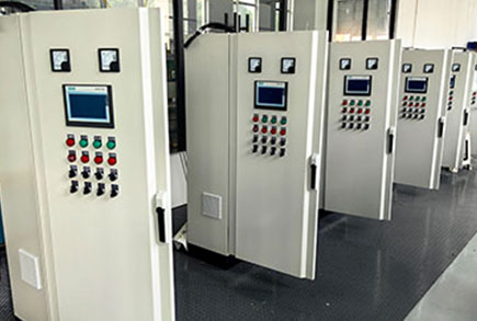 Control cabinet assembly area